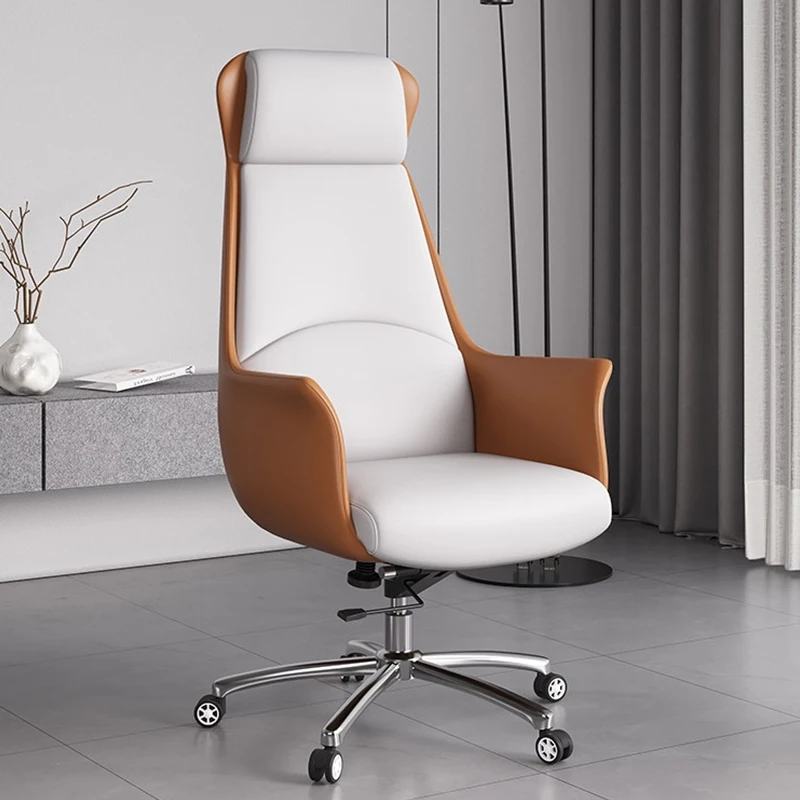 Lazy Chair Individual Reclining Relaxation Armchair Saddle Advanced Backrest Gamming Kitchen Computer Rolling Office Leg Rest