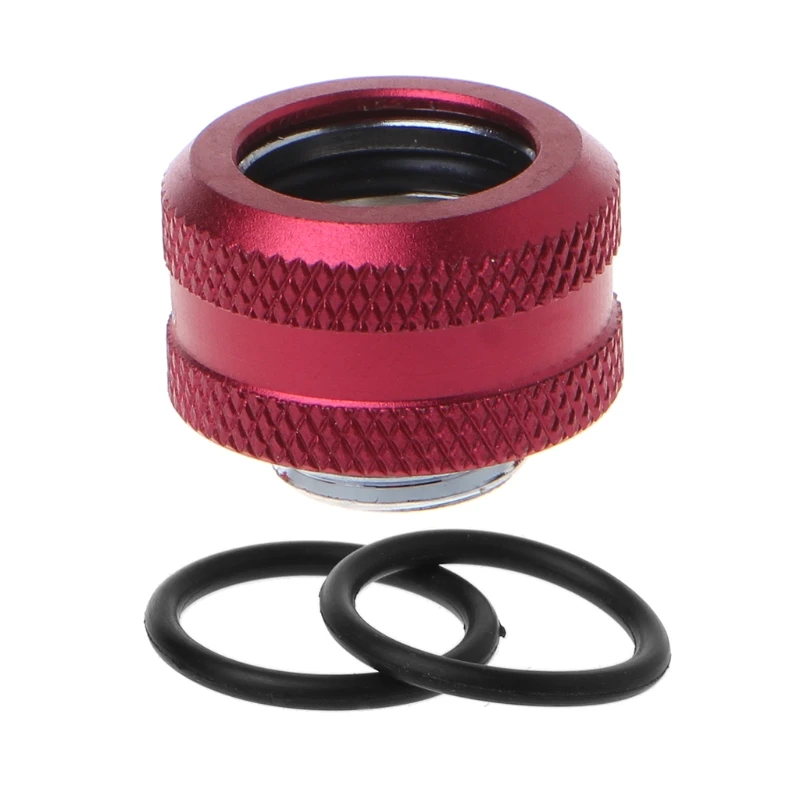 Raccordo a compressione per tubo rigido rigido a serraggio rapido G1/4" da 1 confezione per connettore per rinfresco del PC