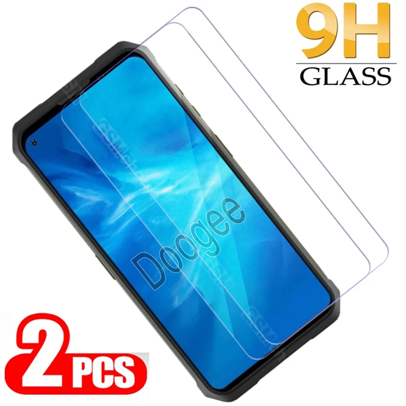 2-1Pcs Glass For Doogee V20 N10 N20 N30 N40 X90 X93 X95 X96 Pro Cover Film On For Doogee V 10 20 N 30 40 X 95 96 Glass