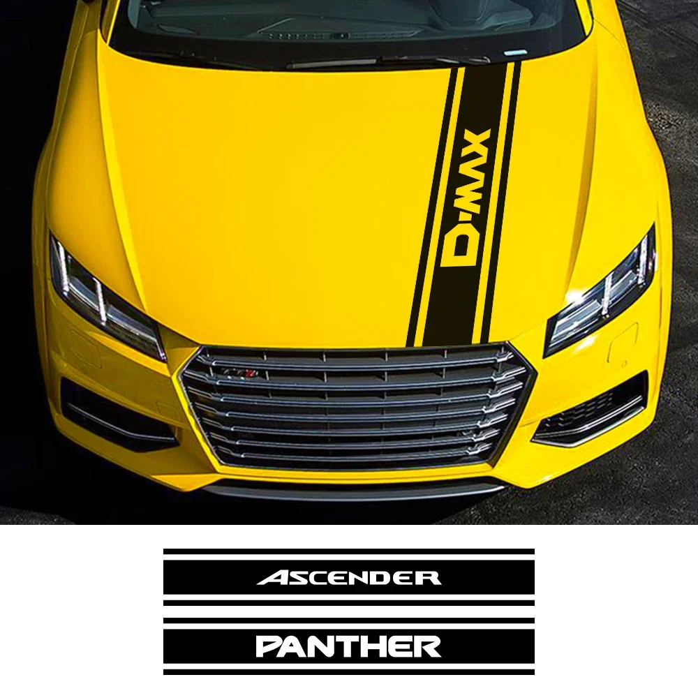 

Vinyl Car Hood Film Sticker Auto Bonnet Long Strip Decal Tuning Modify Styling Accessories for Isuzu PANTHER ASCENDER D-MAX S X
