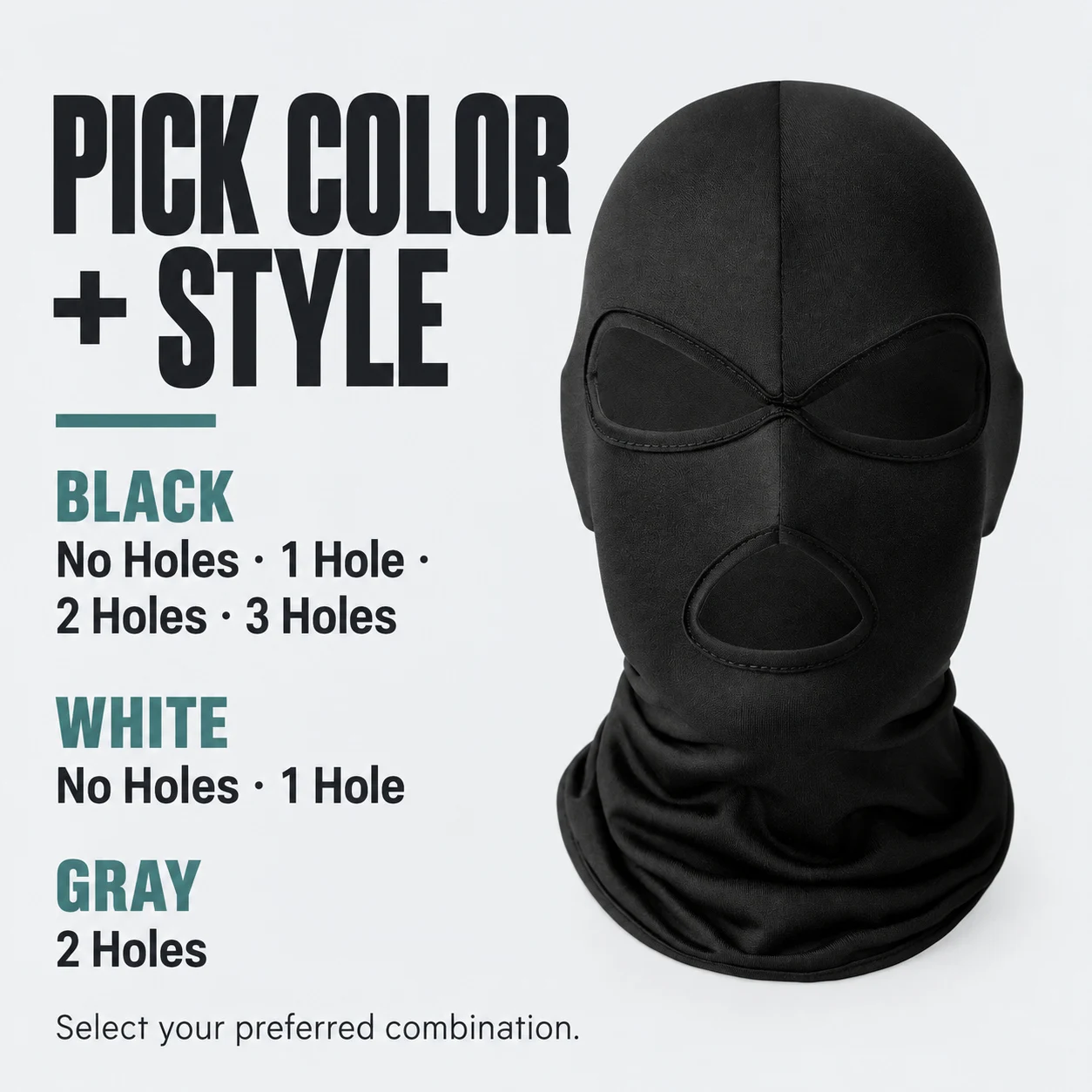 Unisex-Vollgesichtsmaske aus Spandex, Halloween-Maske, Kostüm, Charakter, dunkles Cosplay, Maskenball, Party, sozialer Angstzustand, Privatsphäre, Schutz – Detail 4