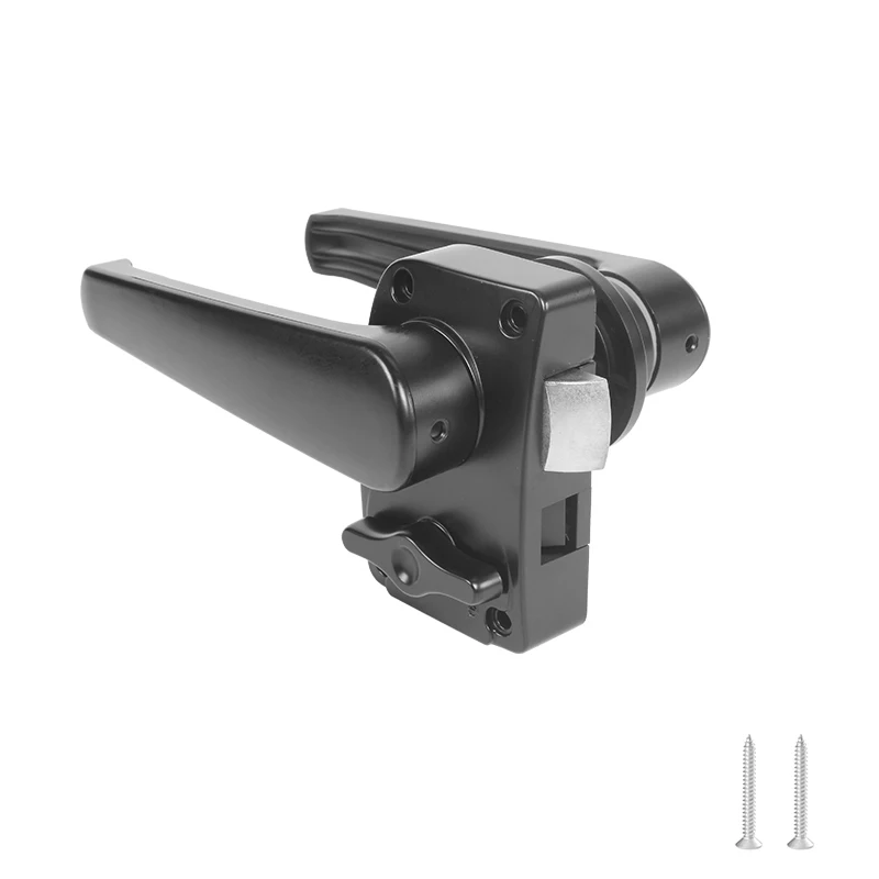 19mm RV toilet door lock with latch metal handle knob lever lock for toilet bathroom bedroom furniture