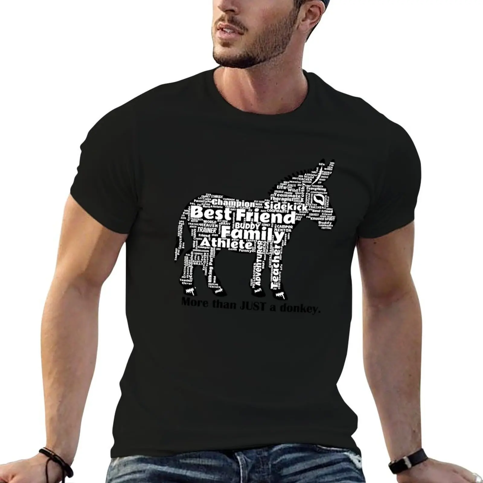 

More than JUST a Donkey T-Shirt t shirts for man graphic funny essential t shirt man t shirt cotton T-Shirt