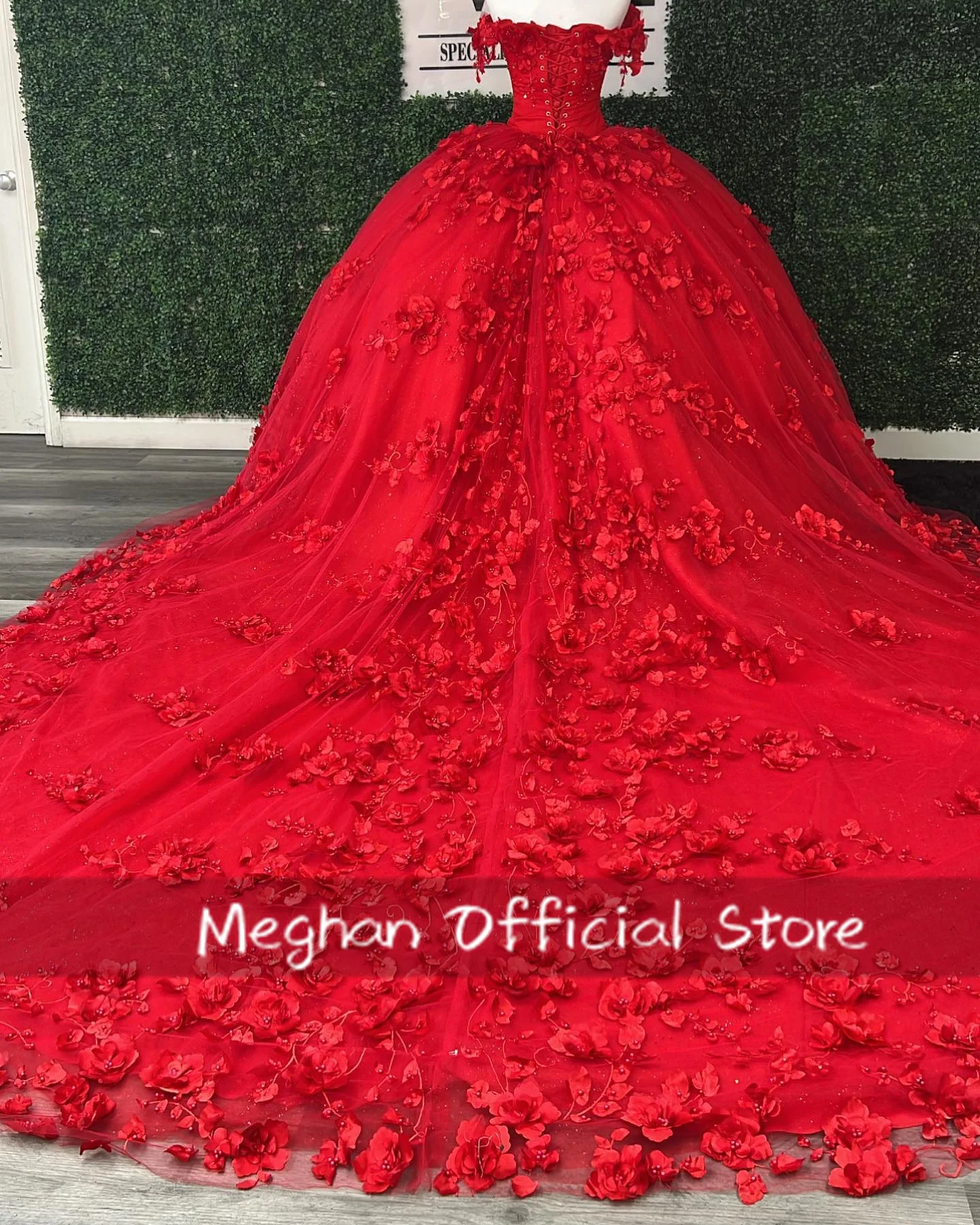 Messico Red Sweetheart Quinceanera abiti 3D Flowers Ball Gown Beaded Birthday Party Gowns Princess Vestidos De 15 asenos