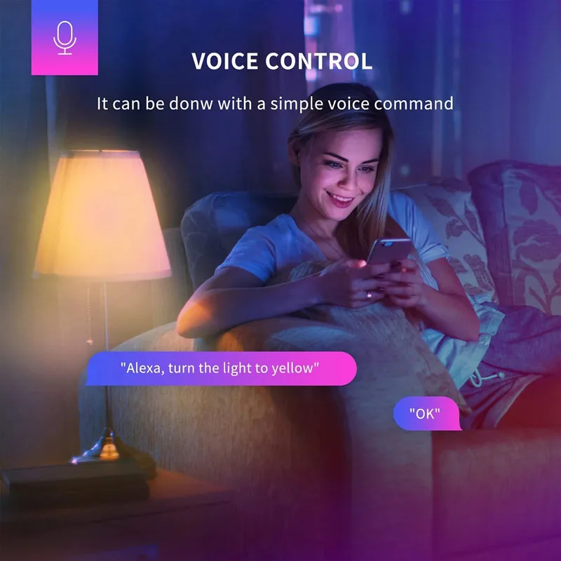 Yeelight Smart LED Bulb W3 Smart Home Color E27 2700K 900lm 8W 100-240V Lamp For Xiaomi mijia Alexa Google Home Yandex