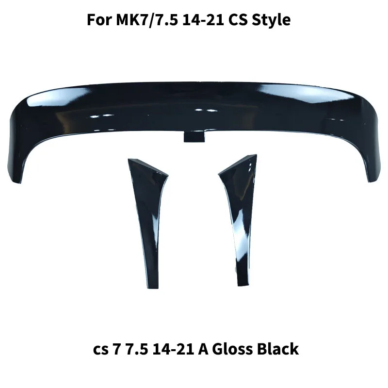 Kofferbak Spoiler Wing Lip voor Volkswagen Golf 7 7.5 MK7 7.5 GTI R R Lijn 2013-2021 Dak diffuser voorste splitter Body kits