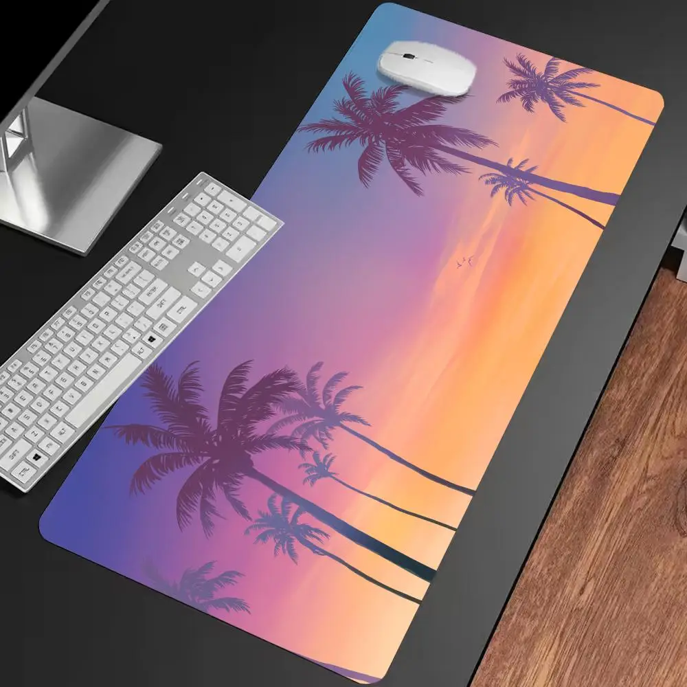 

Pastel Palm Sunset Mouse Pad Multi-Size non-slip Gaming mouse pad Gamer E-Sports Mouse Mat Game Mechanical Keyboard XXL Desk Mat