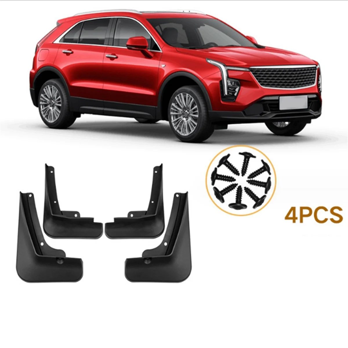 Mud Flaps for Cadillac XT4 2024 Splash Guards Fender MudFlaps Front Rear Mudguards Car Accessories