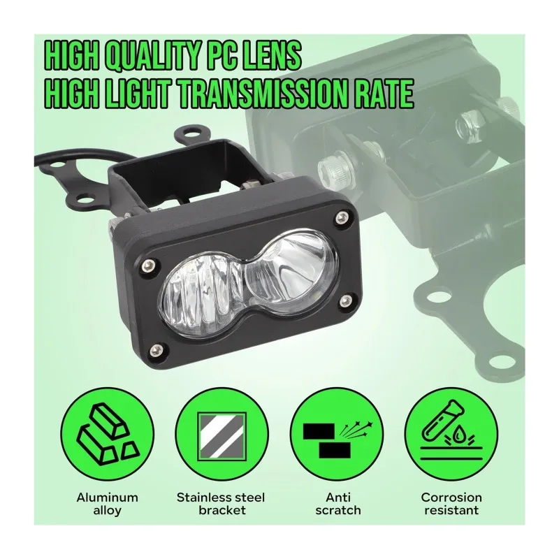 For Sur Ron Sur-Ron SurRon Segway Talaria Plug N Play Waterproof for 20W Headlight Switch White Spot Flood Led Pod Combo Kit Set