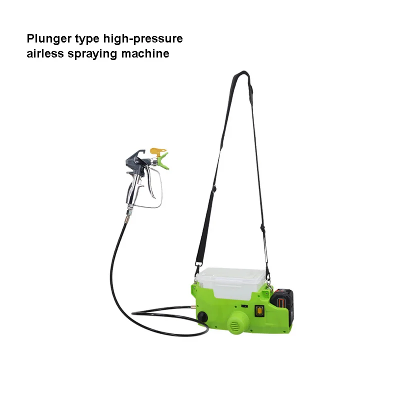 Rechargeable Backpack Airless Spraying Machine Furniture Wall Spraying Tool 6-Speed Adjustable Paint/Latex Paint