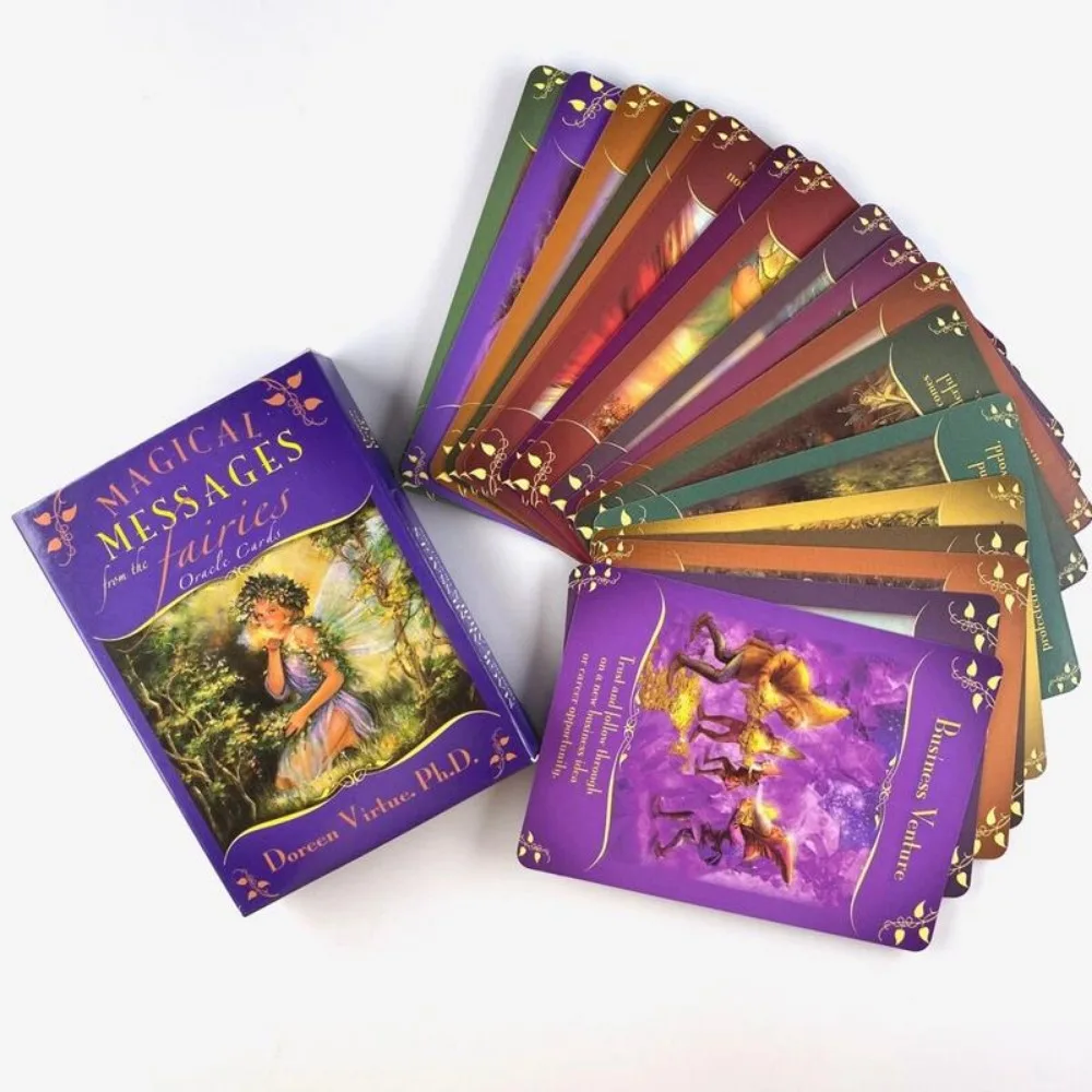 Magical Messages From The Fairies Oracle Cards Leisure Party Table Fortune-telling Prophecy Tarot Deck 11*6.5cm