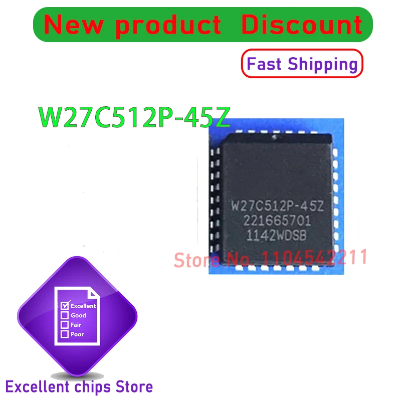 W27C512-45Z W27C512 QFN 1PCS~10PCS/LOT