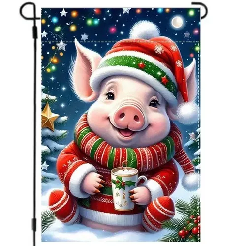 Garden Flag, 12”X18…