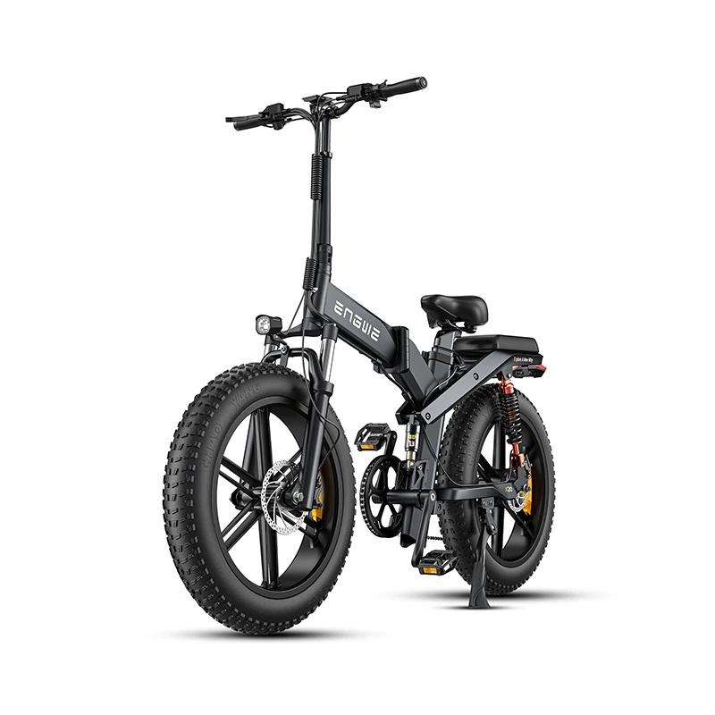 

ENGWE X20 750W 48V 22.2AH Dual battery 25KM/h 150KM 20Inch 37.2KG Shimano 8 Gears Triple Suspension Foldable E-bike