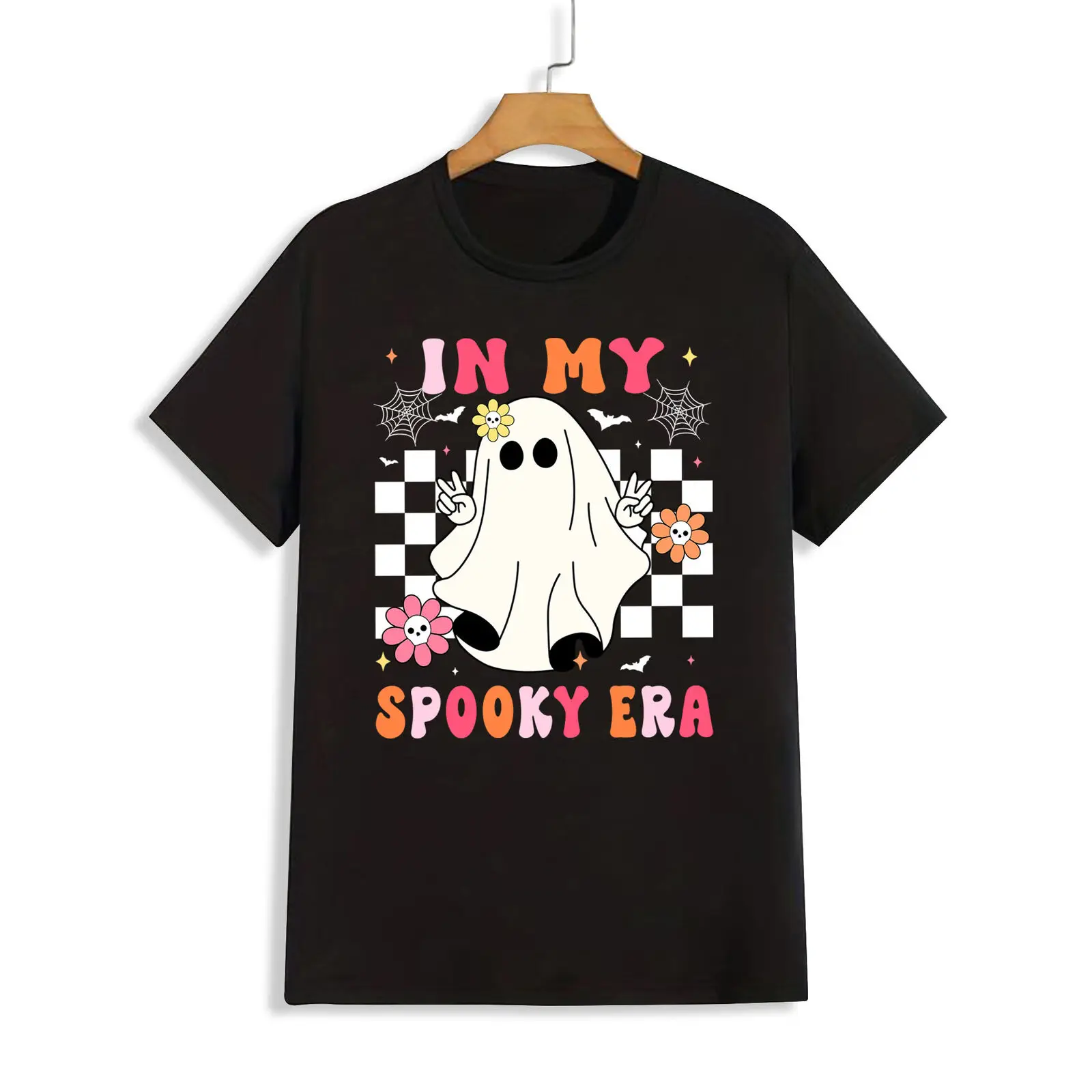 In My Spooky Era Groovy Halloween Ghost T shirt HLW6