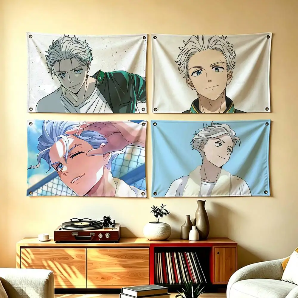 Hajime Umemiya WIND BREAKER-R Flags Wall Hanging Tapestry Outdoor Garage Room Decorative flag Background Blanket
