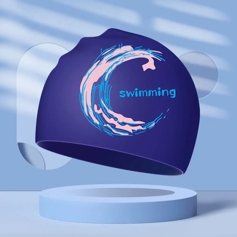 New Silicone Diving Cap Elastic Anti-slip Bathing Cap Ultra Thin Waterproof Swimming Cap