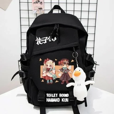 40x30x12 см, Jibaku Shounen, Ханако-кун, школьные ранцы для студентов, детей, подростков, аниме-рюкзаки большой вместимости для девочек и мальчиков