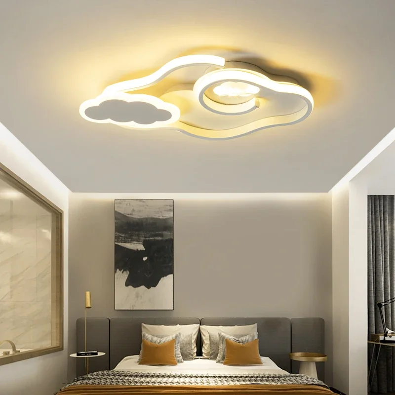 

New Modern Cloud LED Ceiling Light Bedroom Living Room Lamp Creative Personalized Children's Room LED Ceiling Light Home Decor