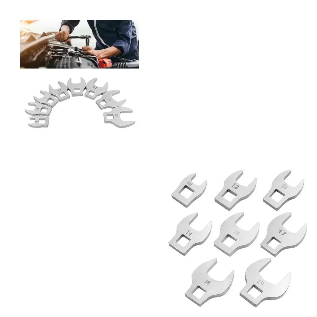 

P82E 3/8-дюймовый ключ для ключ-ключ набор 10-19 мм Регулируемый гаечный ключ для механического