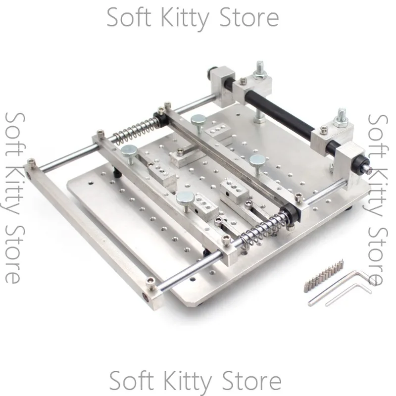 PCB Stencil Solder Paste Printing Table - Manual Benchtop Solder Paste Printer for SMT Assembly