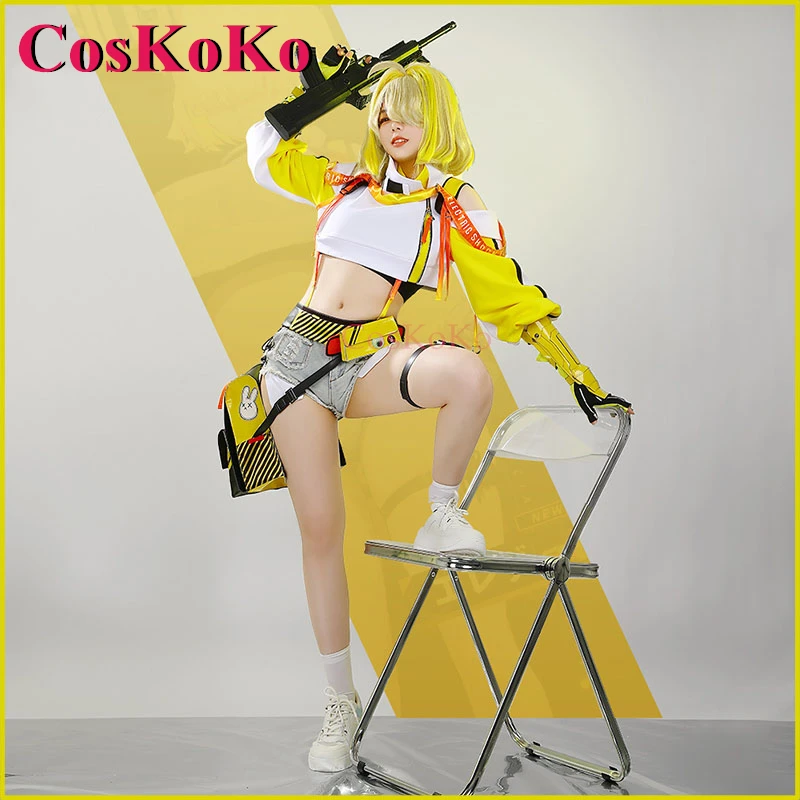 【Customized】CosKoKo Elegg Cosplay Game NIKKE Costume Fashion Lovely Daily Wear Uniform Halloween Party Role Play Clothing S-XXL