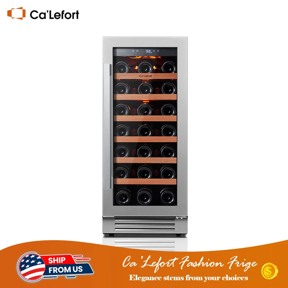 

Ca'lefort 85L Compressor Wine Cooler and Beverage Refrigerator – The Ideal Wine Cooler for Efficiency and Elegance in Every Sip