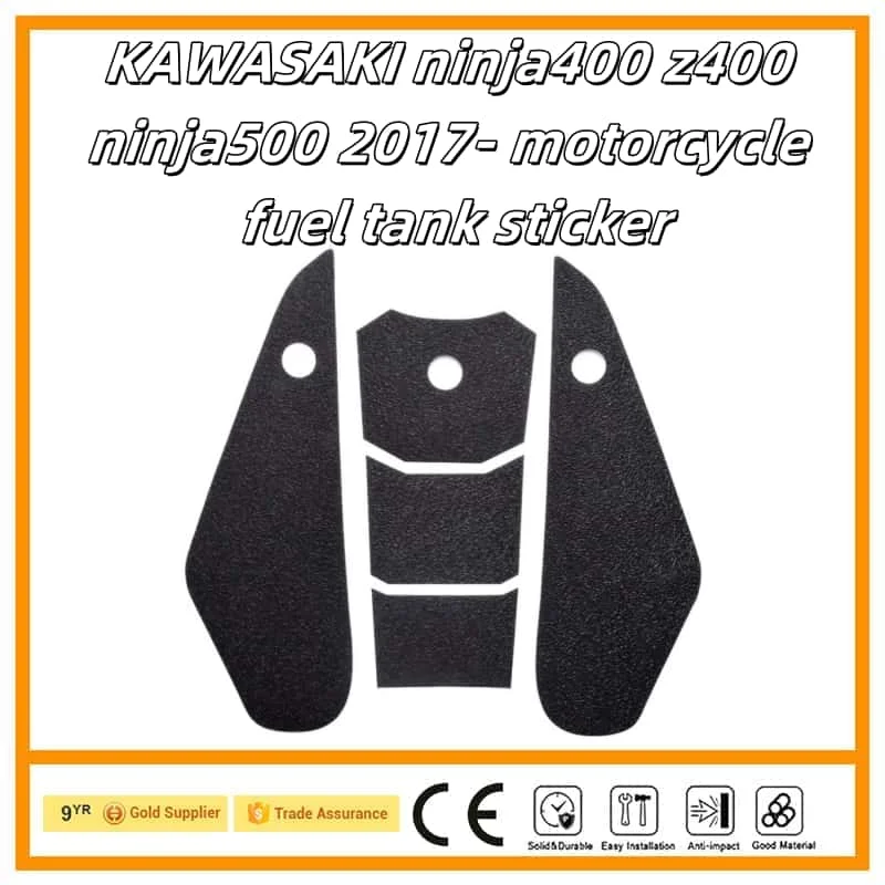 

Motorcycle Sticker Tank Non Slip Tank Traction Side Pad Protective Decal for Kawasaki ninja400 z400 ninja500 2017-