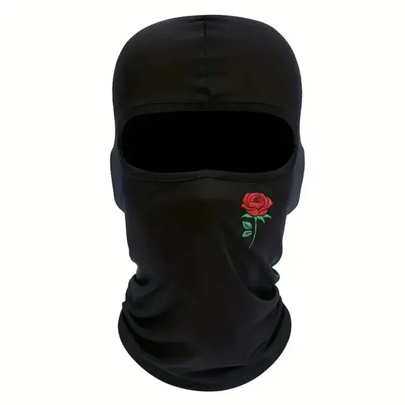 Masque de ski imprimé rose pour hommes et femmes, cagoule, masque facial Shiesty, 1 pièce