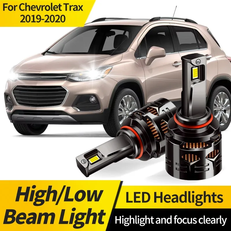 

2PCS For Chevy Trax 2019-2020 9005 LED Headlight Bulb HB3 Super Bright CSP Auto Driving Headlamp Hi/Lo Beam Lamp Front Lights