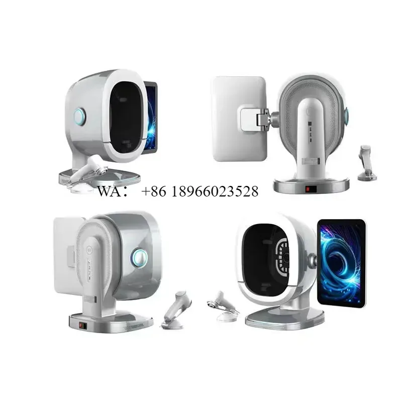 WMWMNU for Desktop Pro 3D AI Analyzer Facial Scanner HD Wrinkle Spot Acne Detection Multilingual Beauty Salon