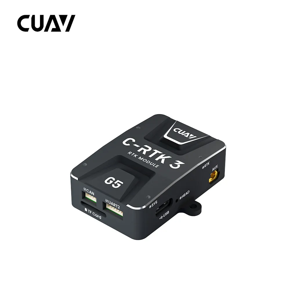CUAV C-RTK 3 G5 GNSS RTK Module Anti-Jamming Anti-Spoofing Dual Antenna High Precision for UAV Drone PX4