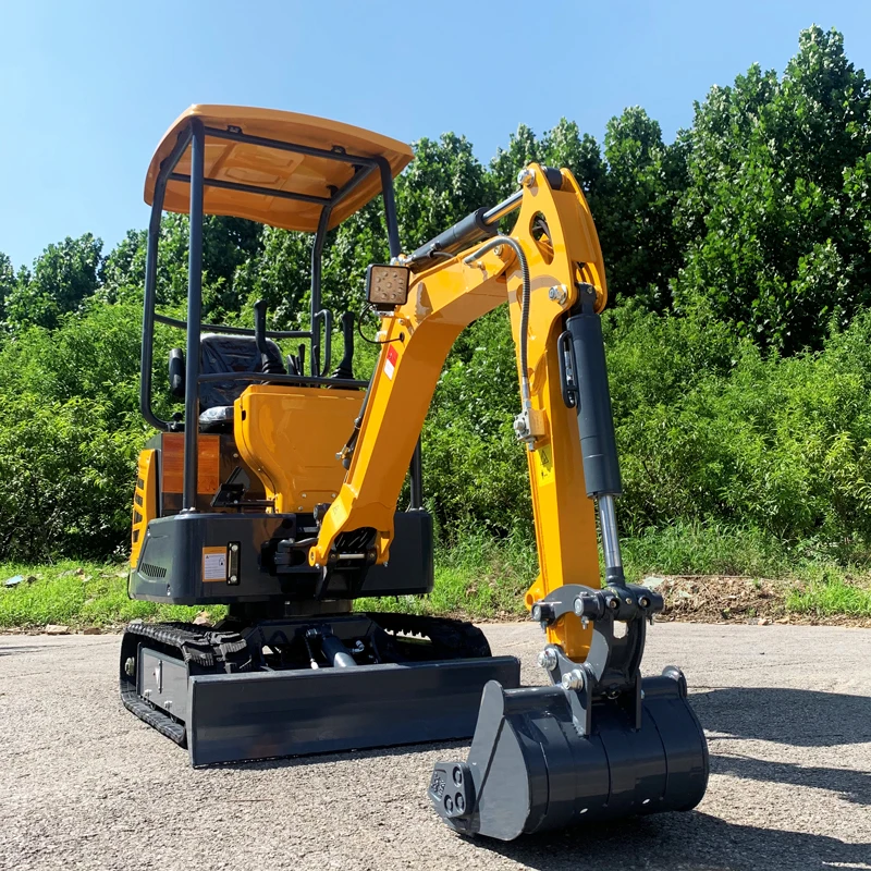 800กก.Mini Excavator 1 2ตันจีน1.7 1.8ตัน Micro Digger 1ตันขนาดเล็ก Bagger สำหรับขนาดเล็ก mini Excavator ราคา