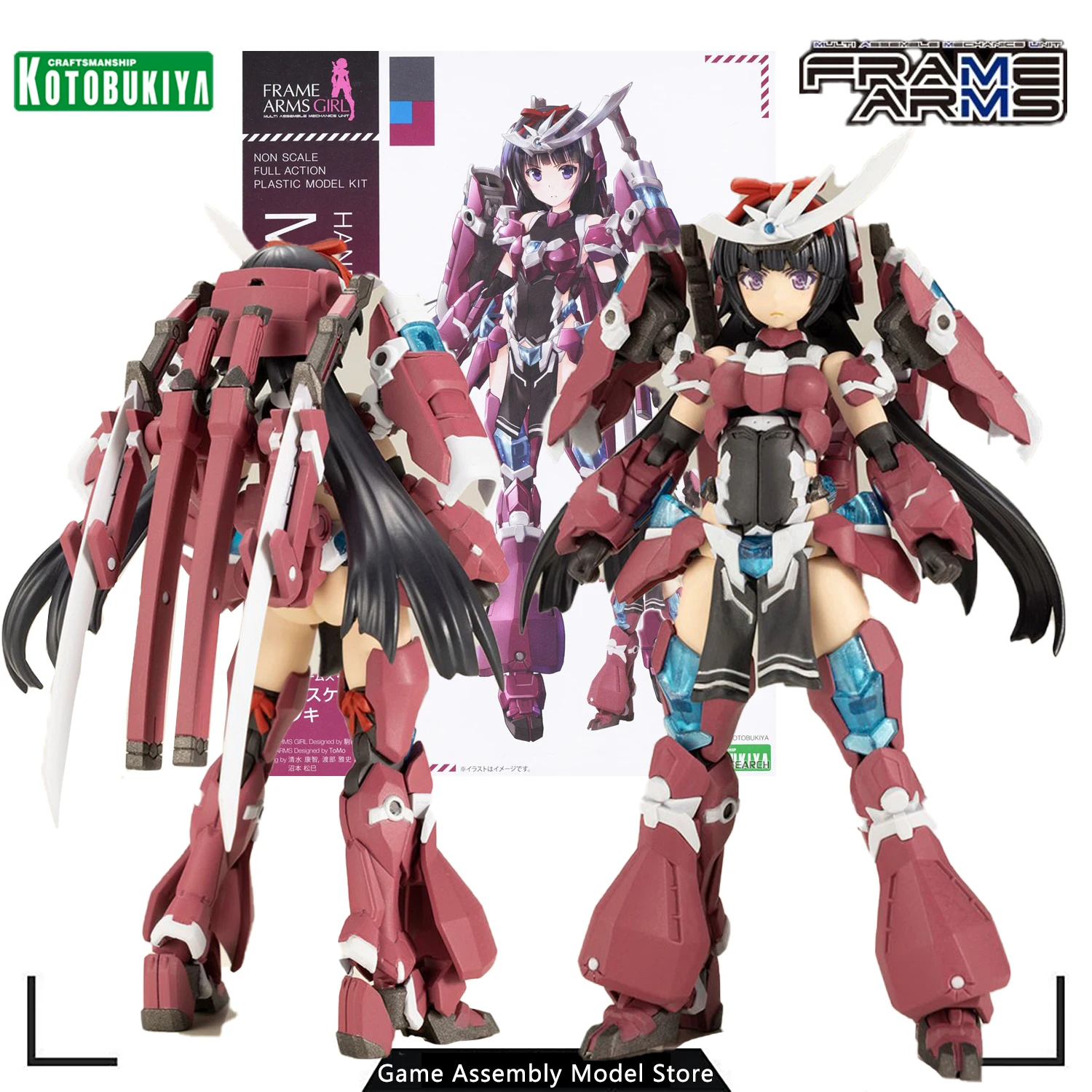 

Kotobukiya Original Genuine Assembled Model Kit FG080 Frame Arms Girl Hand Scale Magatsuki Anime Action Figure Toy Gift for Boys