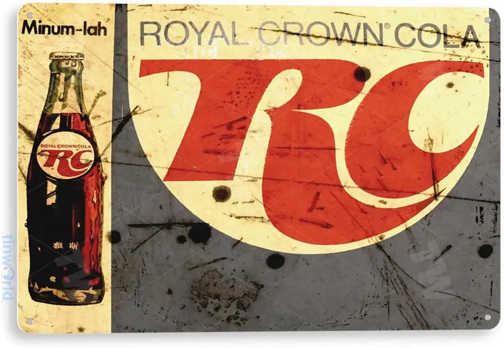 Tinworld Tin Sign Royal Crown Rc Cola Rustic Soda Cola Metal Sign Decor Kitchen Cottage Farm B378 1pc sign sign