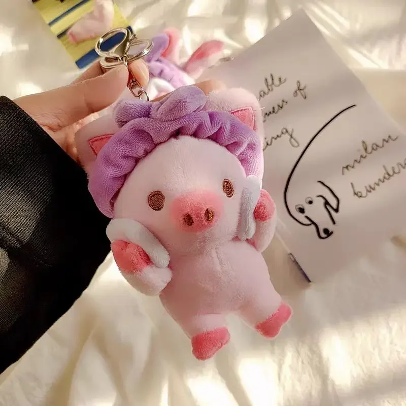 Jouets en peluche cochon de lavage du visage, dessin animé mignon, poupée en peluche douce, pendentif pour sac à dos, porte-clés, animaux en peluche, jouets pour enfants, filles et garçons, cadeaux