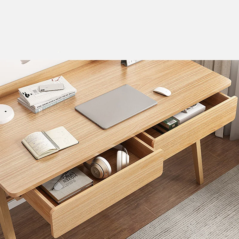 Wooden Students Study Writing Computer Desk Table Bedroom Furniture Newly Designed High Quality Single Trim Luxury Modern