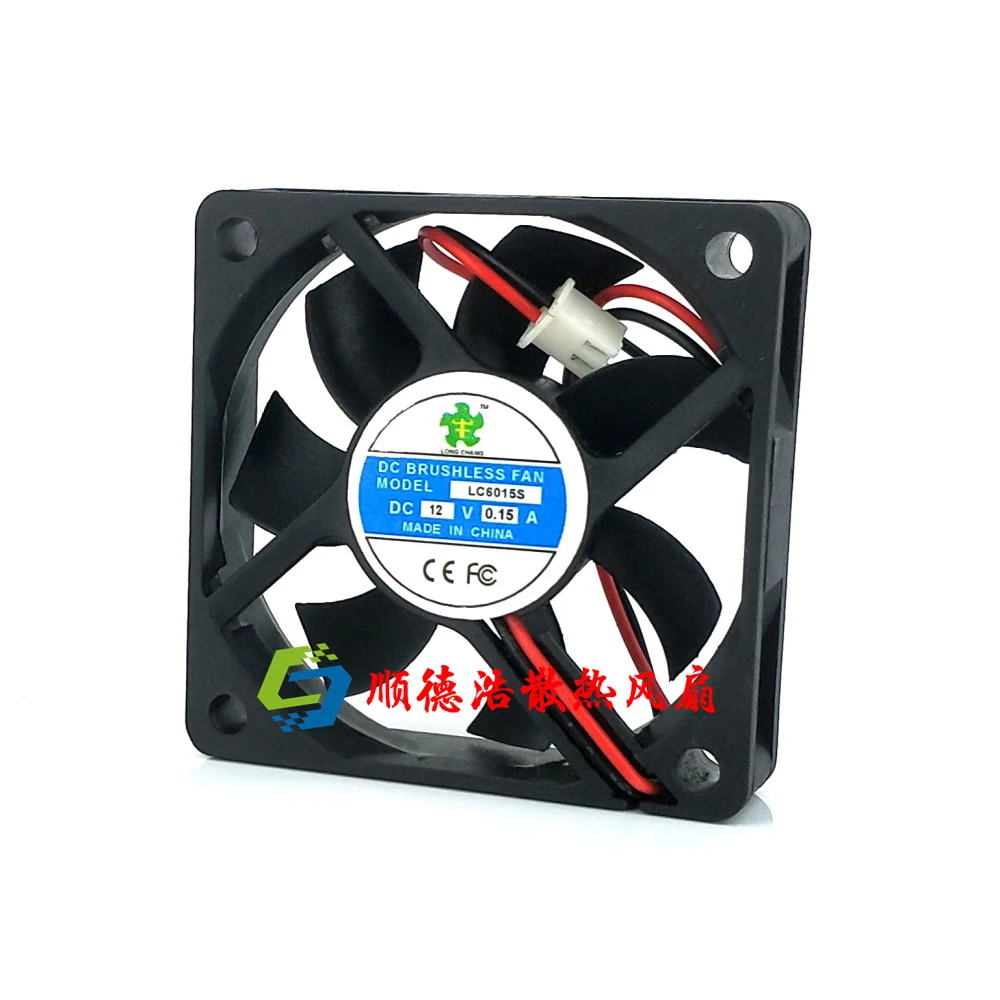 New LONG CHANG LC6015S 12V 14V 0.15A 60*60*15MM cooling fan