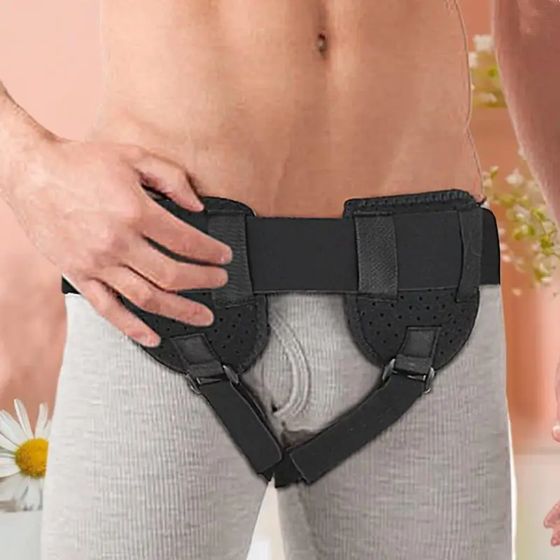 

⭐ Hernia Belts Groin Hernia Support Men Woman Bilateral Sports Hernia Adjustable Waist Strap With Removable Compression Pads