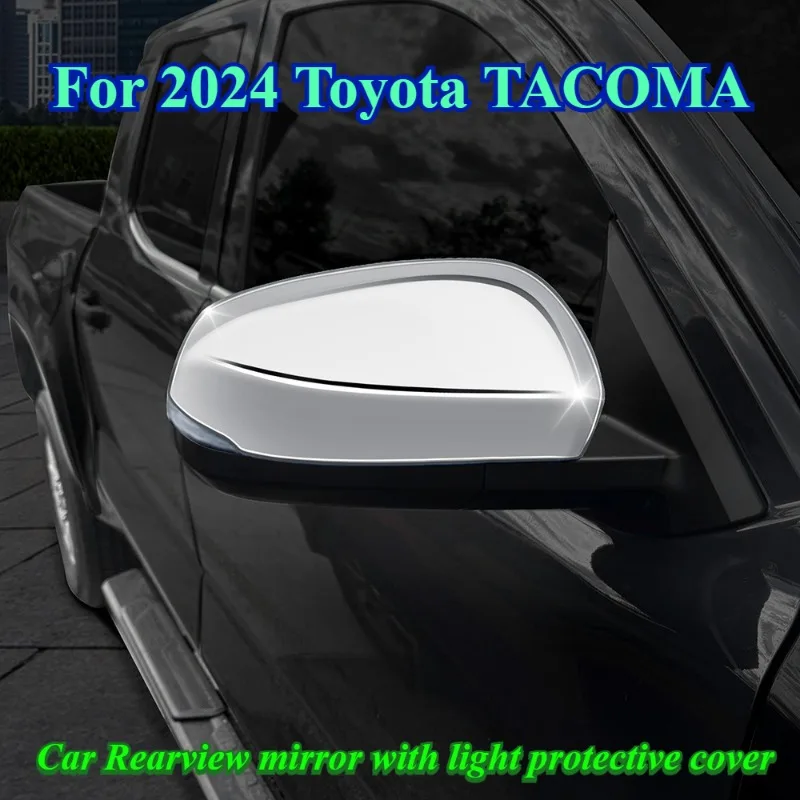 

Для Toyota TACOMA 2024, автомобильное зеркало заднего вида с защитной крышкой, защита зеркала заднего вида, аксессуары для внешней отделки