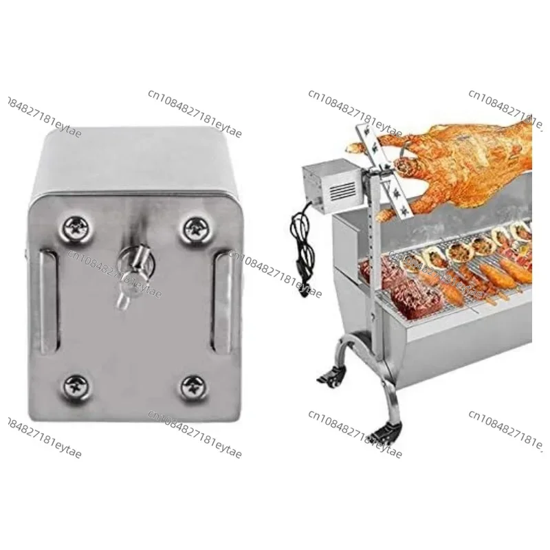 Stainless Steel BBQ Rotisserie Motor, 160KG Capacity, 15-40W with EU/US/AU Plug