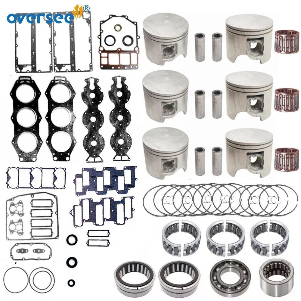 

Комплект для ремонта коленчатого вала и силовой головки STD для подвесного подшипника Yamaha P200HP P200TLR 6R5, поршня