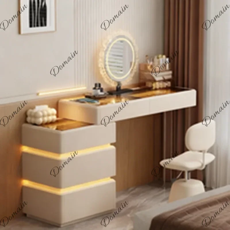 Modern style Italian Minimalist Vanity Table Elegant Beautiful Classic Premium Vanity Table Exquisite Design Meuble De Chambre F