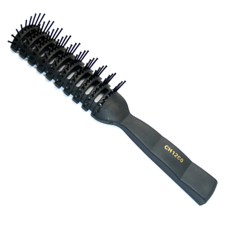 12Pcs Ribs Comb Professional Hair Styling Comb Made of Premium PP Plastic Anti-Static Gentle Scalp Care Round Head Teeth Easy