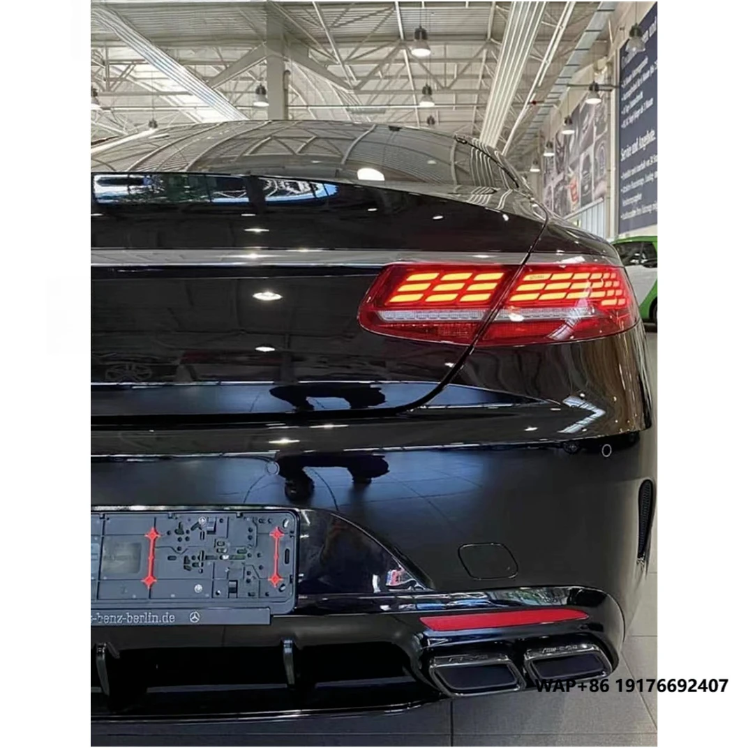 High Bright Taillights for Mercedes Benz S-Class C217(w217) 2014- Upgrade to AMG S65 Plug and Paly Tail Lamp LED