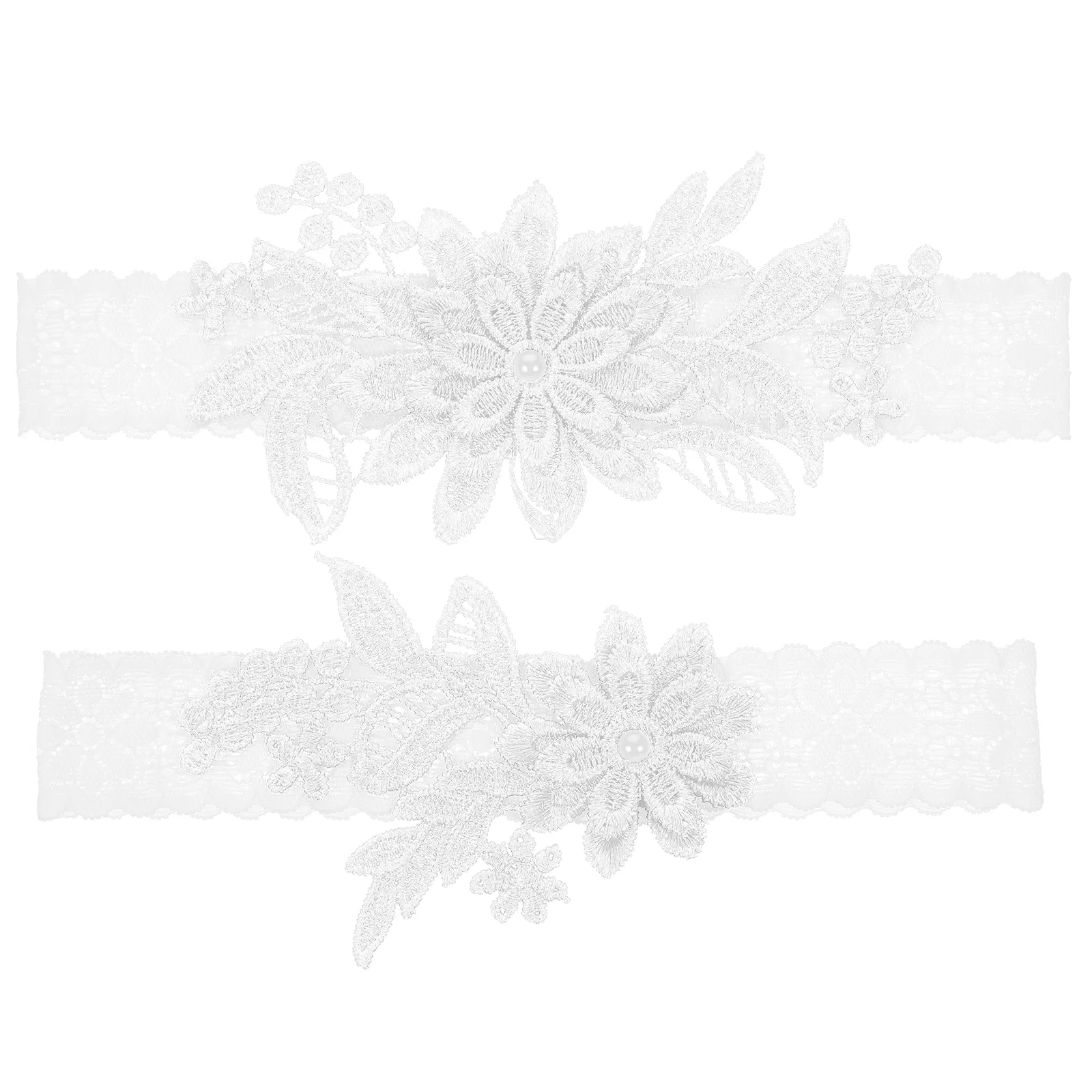 

Leg Ring Thigh Garters Wedding for Bride Western Style Belts White Lace Weddings