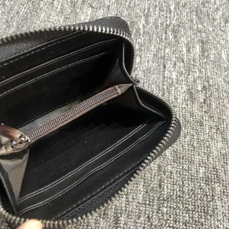 Exquisite ort Genuine Leather Women\'s Coin Purse Inner And Outer eepskin Card Holder Dry Summer Collection 2024
