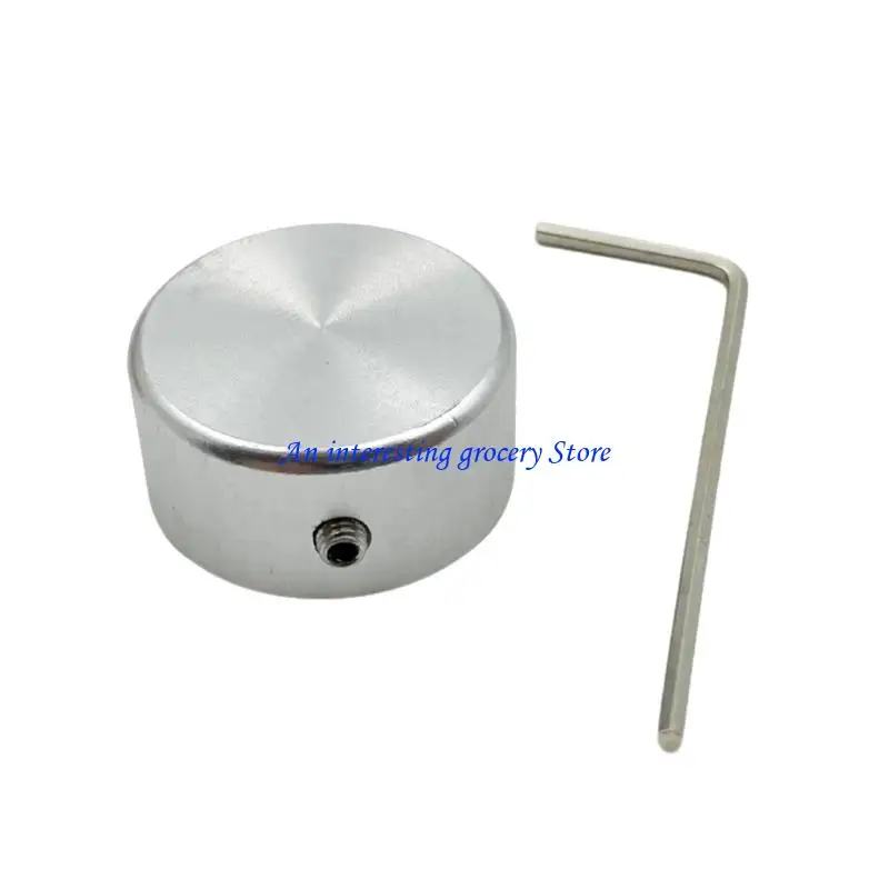 652D Ergonomic Electric Guitar Pedal Toppers Caps Nonslip Surfaces Metal Texture Suitable for Enhancing Stompbox Control
