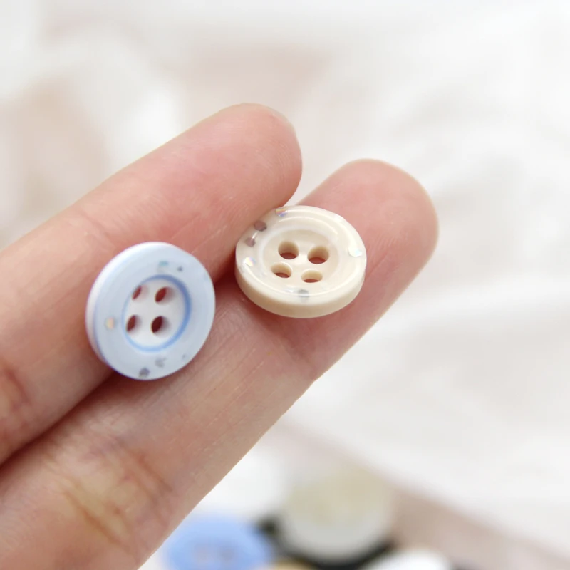 HENGC Cute Colorful Resin Kid Shirt Decorative Buttons For Clothing Children Small Sewing DIY Accessories Needlework Wholesale