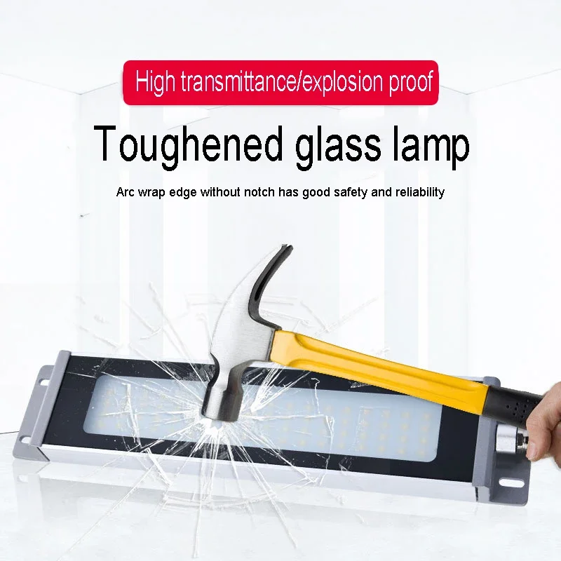 

10w/28w LED Ultra Thin Lathe CNC Lamp 24 V Machine Tool Work Lamp CNC Explosion Proof 03 Series Super Bright Industrial Lamp